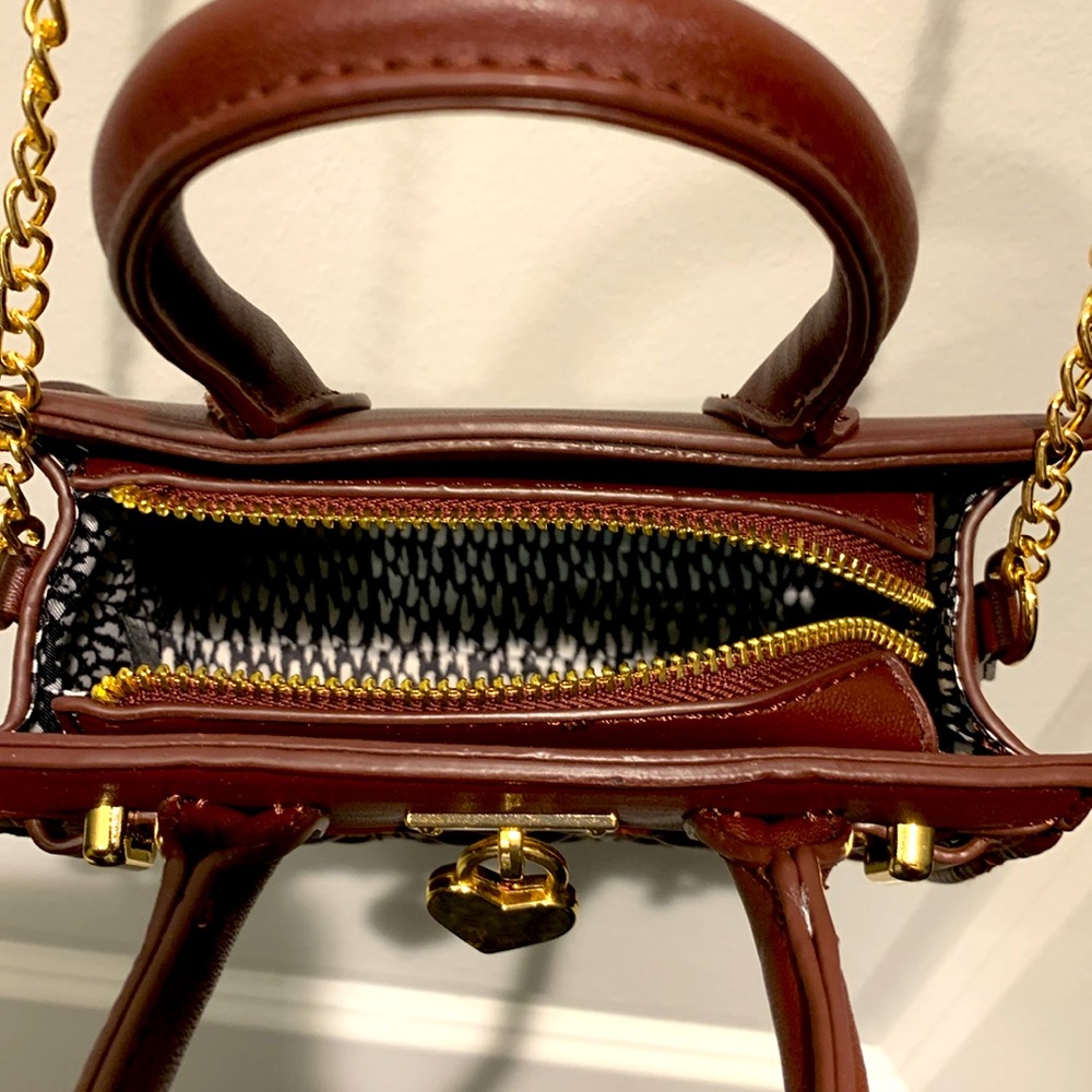 2/$12 NWOT Wine Crossbody Purse - Picture 2 of 7